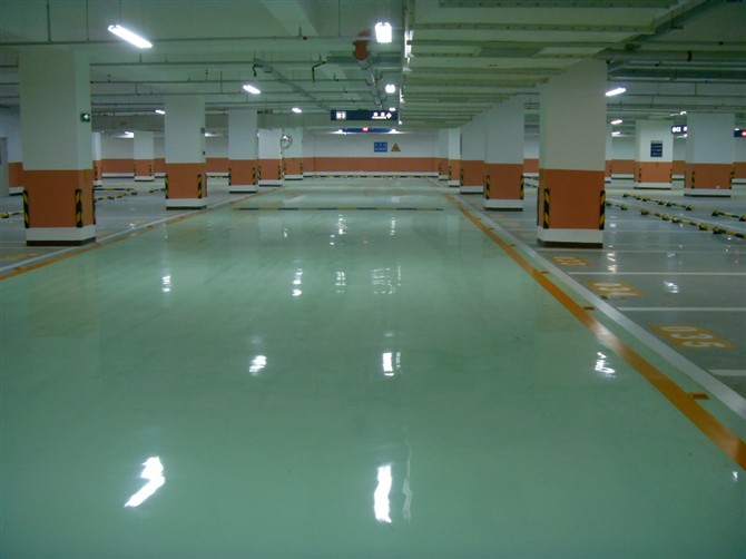 停车场地坪漆施工的施工工艺